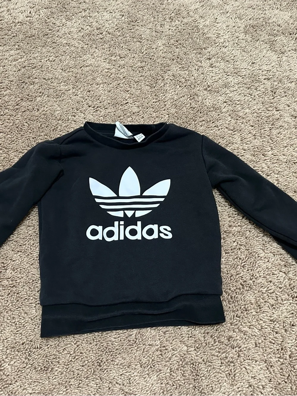 Adidas Boys Black and White Size 2T Sweat Outfit